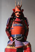 日本武士甲胄-緋威赤備武士鎧甲（定做）