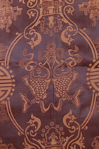 Fabric - Double-Fish Longevity Silk Jacquard (Multicolor)