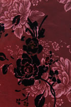 Fabric - Printed Floral Chameleon Thai Silk