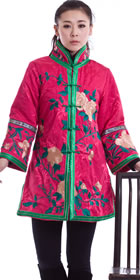 Masterpiece Ethnic Embroidery Wadded Blouse