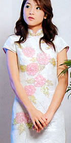 Short-sleeve Long-length Cheongsam (CM)