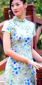 Short-sleeve Short-length Cheongsam (CM)