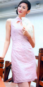 Sleeveless Short-length Cheongsam (CM)
