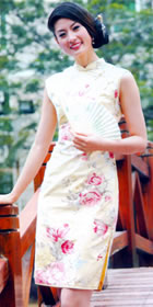 Sleeveless Short-length Cheongsam (CM)