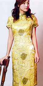 Short-sleeve Mid-length Cheongsam (CM)