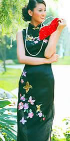 Sleeveless Mid-length Cheongsam (CM)