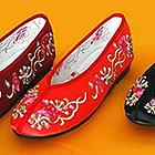 Floral Gege Embroidery Shoes (Multicolor)