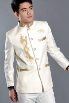 Modernised Mao Suit w/ Golden Dragon Embroidery (RM)