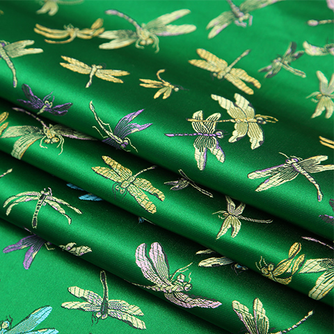 面料-蜻蜓織錦緞
