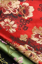 Fabric - Big Peony Mudan Brocade (Multicolor)