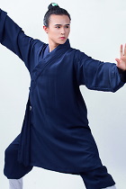 Wudang Taoist Mid-length Open-cuff Robe Suit (RM)