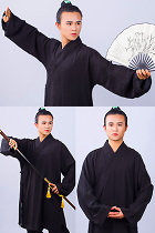 Wudang Taoist Mid-length Open-cuff Robe Suit (RM)