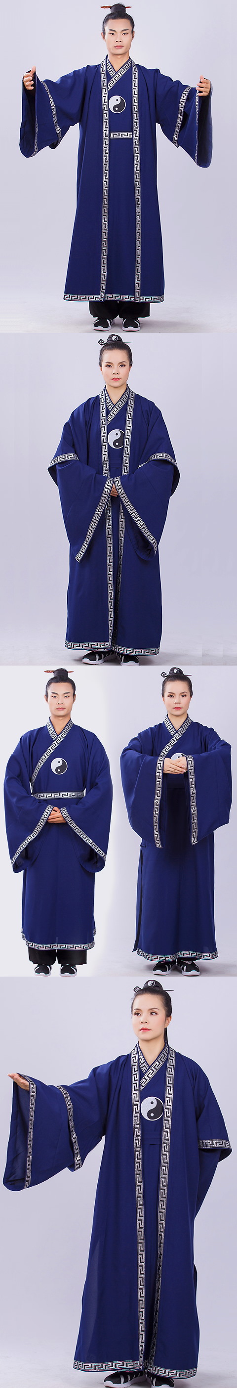 Wudang Taoist Taichi Logo Robe plus Manteau (RM)