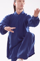 Wudang Taoist Bamboo Linen Binding-cuff Short Robe Suit (RM)