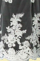Fabric - See-through Embroidery Gauze (White)