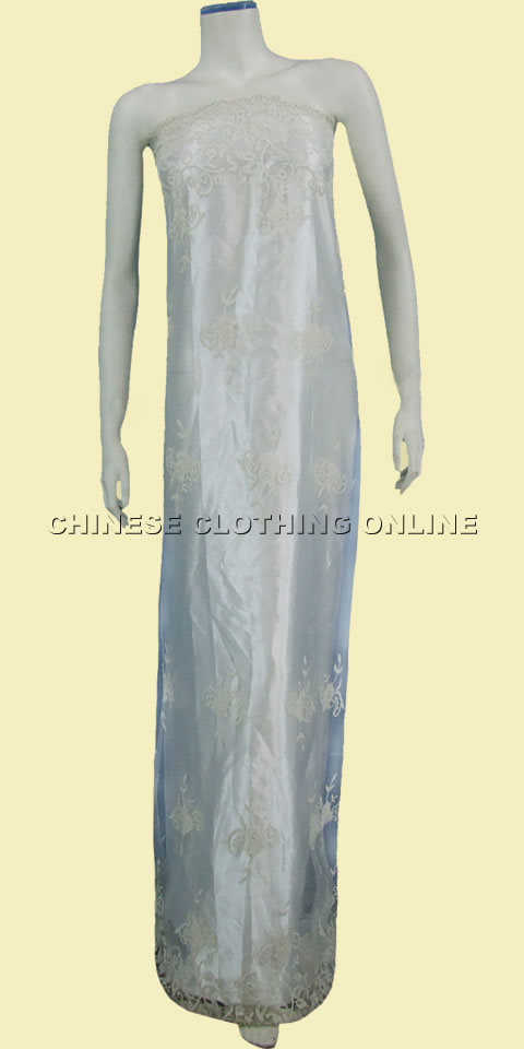 Fabric - See-through Embroidery Gauze (Ivory)