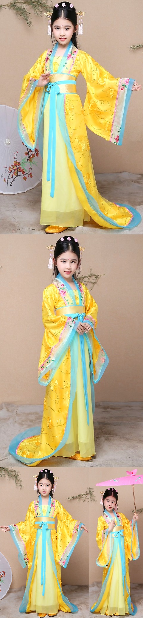 Girl's Little Imperial Concubine Train-length Hanfu (RM)