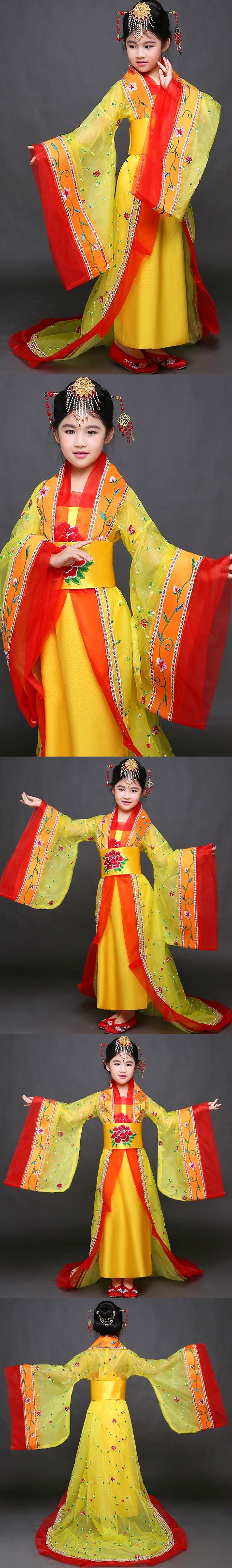 Girl's Little Imperial Concubine Train-length Hanfu (RM)