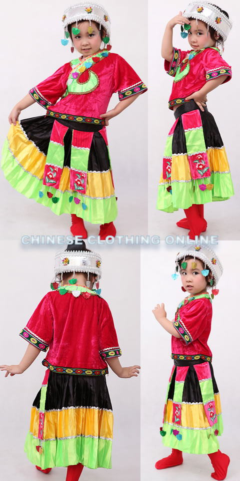 Girl's Ethnic Costumes - Guizhou Miao Zu (RM)