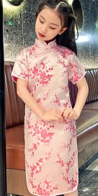 Girl's Plumb Blossoms Cheongsam Dress (RM)