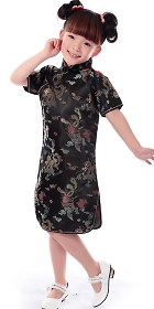 Girl's Dragon & Phoenix Cheongsam Dress (RM)