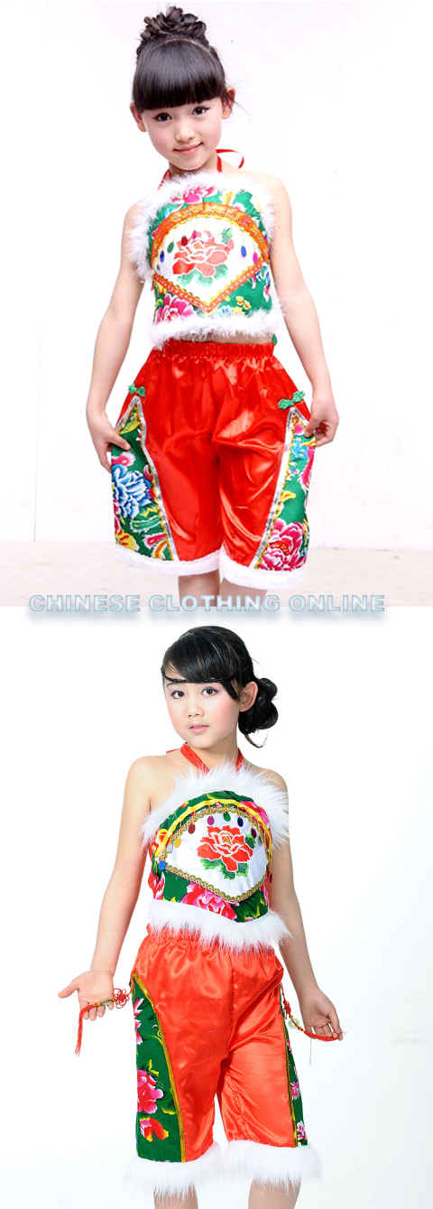 兒童民族舞蹈服 (成衣)