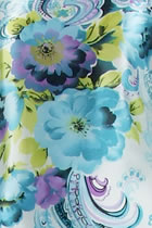 Fabric - Floral Imitation Silk