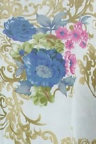 Fabric - Floral Imitation Silk