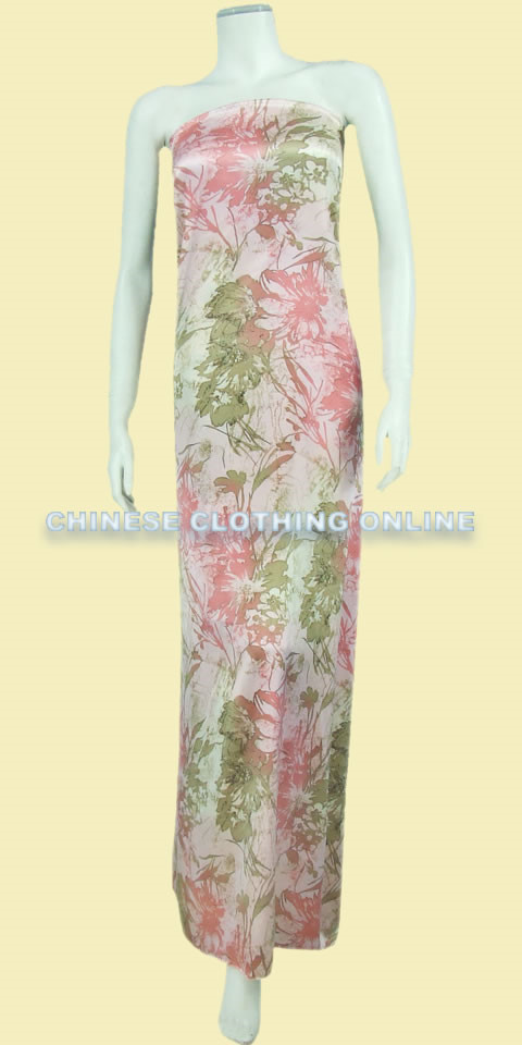 Fabric - Floral Imitation Silk