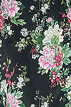 Fabric - Floral Imitation Silk (Multicolor)