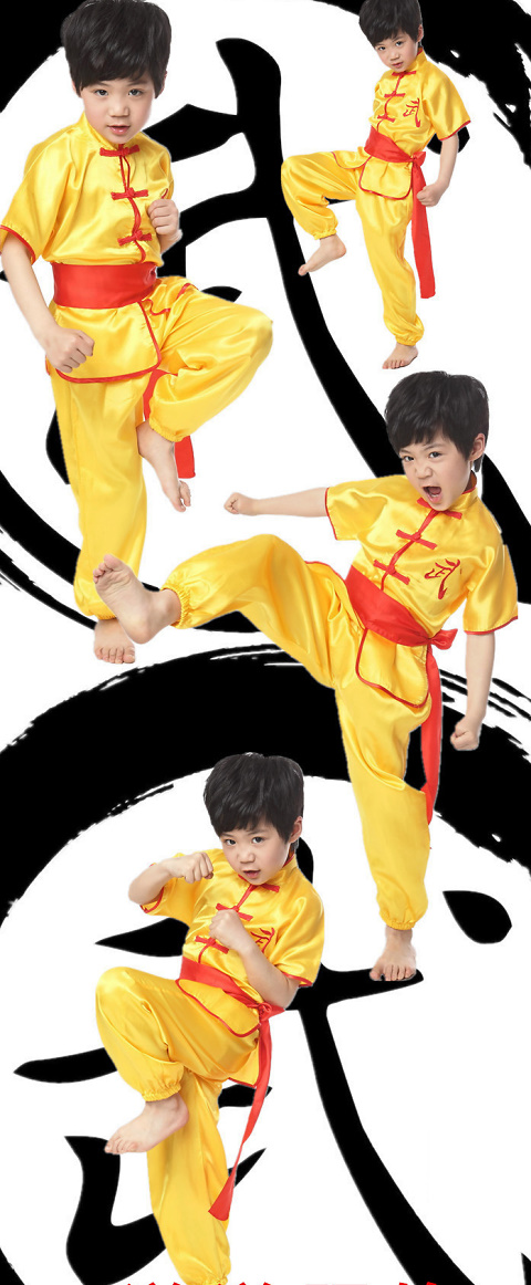 Kid's Short-sleeve Kung Fu Suit (RM)