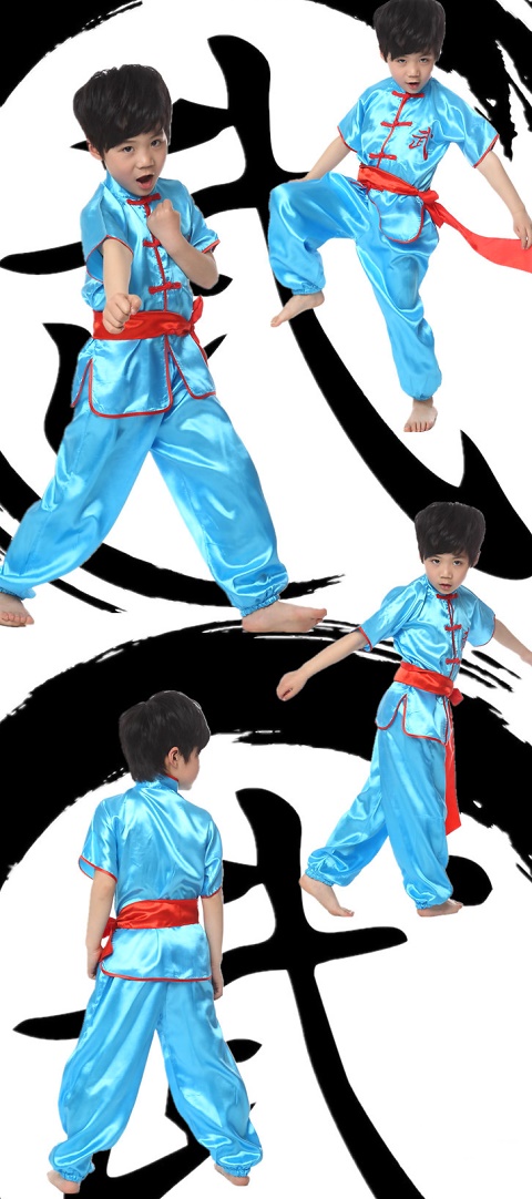 Kid's Short-sleeve Kung Fu Suit (RM)