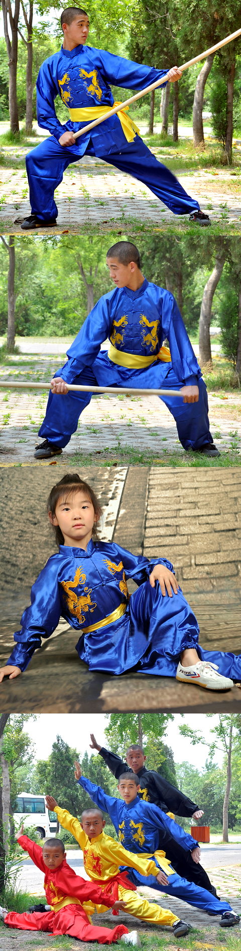 Kid's Kung Fu Uniform with Sash (RM)