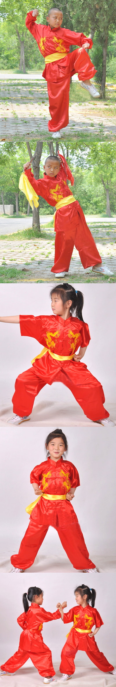 Kid's Kung Fu Uniform with Sash (RM)