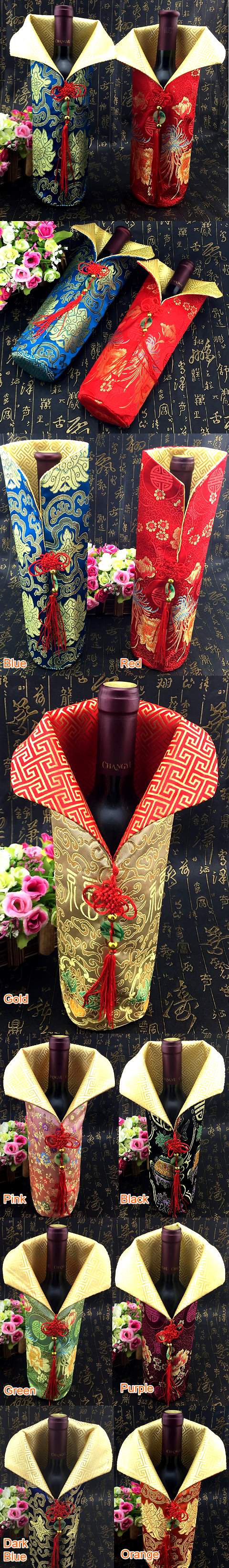 Bargain - Chinese Ethnic Embroidery Tassel Bottle Bag