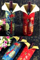 Bargain - Chinese Ethnic Embroidery Tassel Bottle Bag