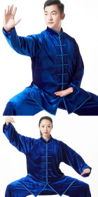 Professional Taichi Kungfu Uniform with Pants - Velvet (RM)