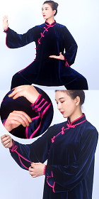 Flared-sleeve Binding-cuff Kung-fu Jacket / Shirt (CM)
