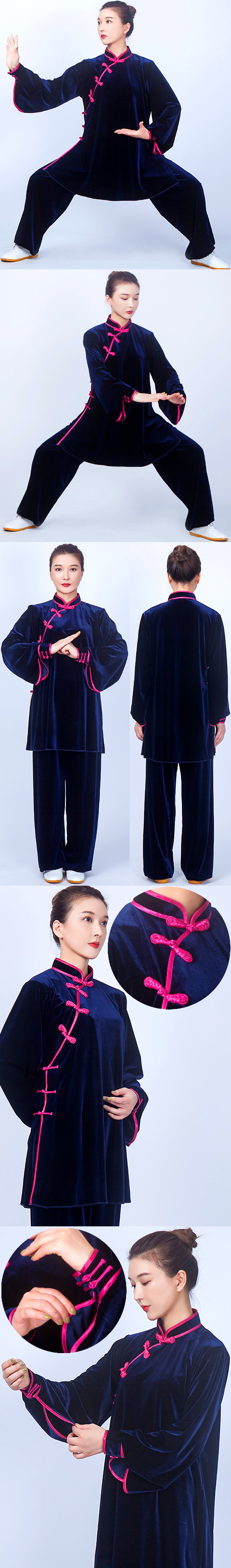 Flared-sleeve Binding-cuff Kung-fu Suit (CM)
