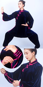 Flared-sleeve Binding-cuff Kung-fu Suit (CM)