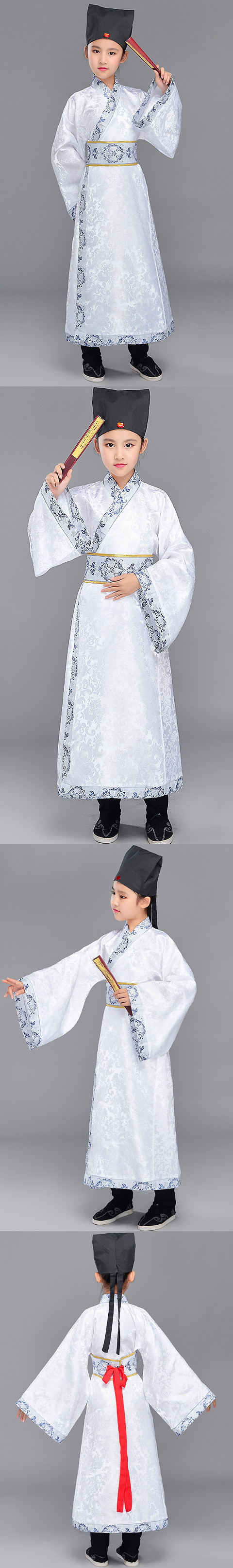 Chinese Ancient Noble Student Costume for Boys and Girls (RM)