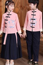 Embroidery Mandarin Suit for Boys and Girls (RM)