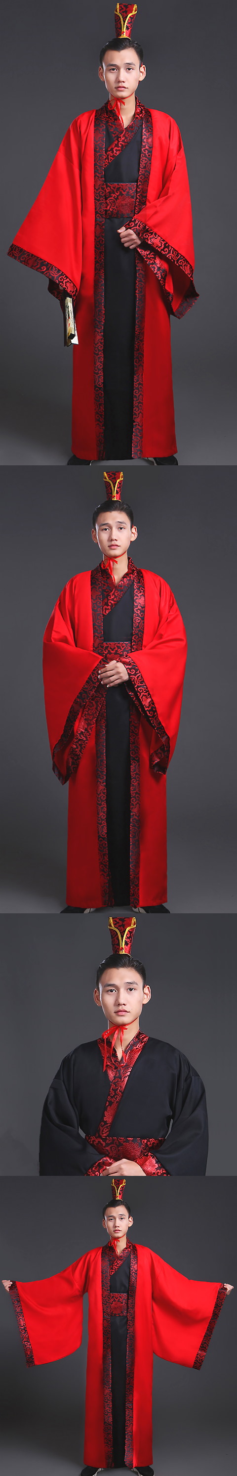 Men's Hanfu Dress w/ Outer Robe (RM)