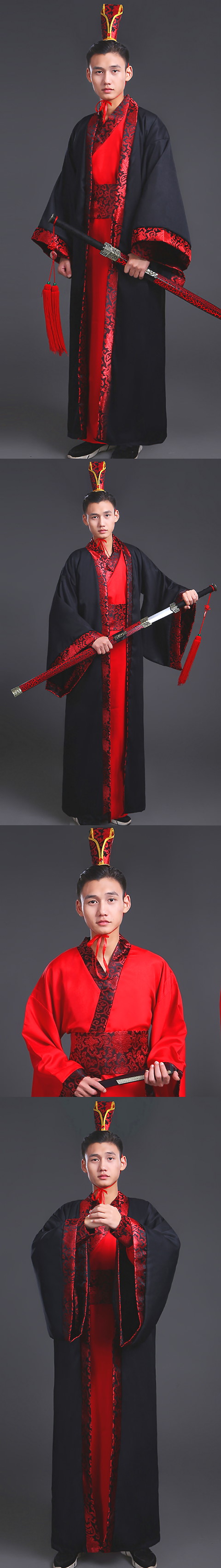 Men's Hanfu Dress w/ Outer Robe (RM)