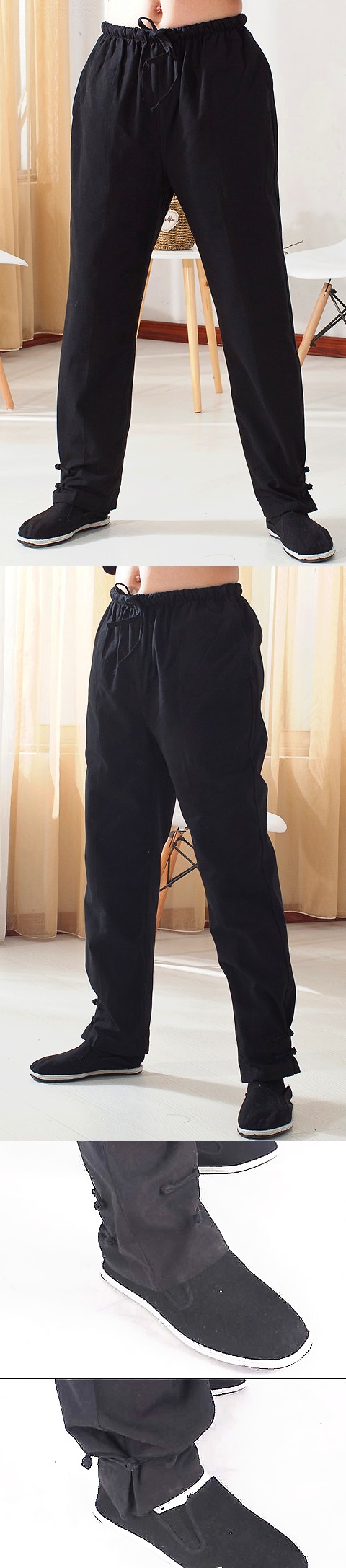 Mandarin Coarse Cotton Qilin Pants (RM)