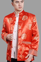 Shou Embroidery Brocade Wadded Jacket (RM)