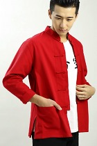 Mandarin Plain Cotton Shirt (RM)