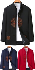 Embroidery of Chinese knots Full-lining Jacket (RM)