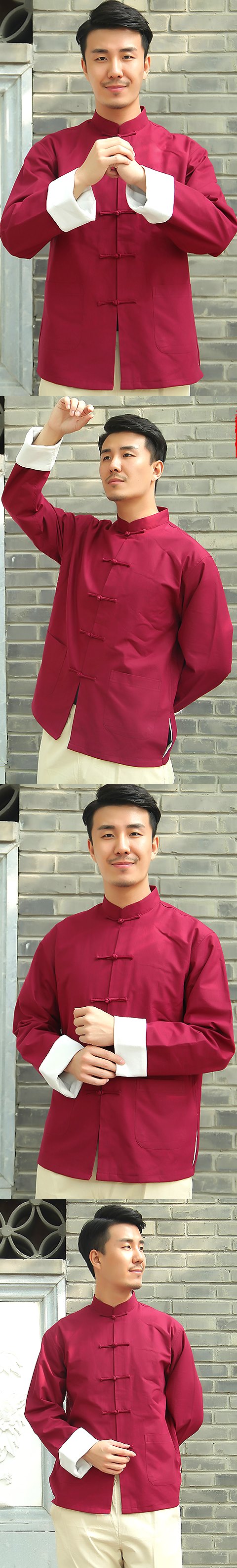 Mandarin Plain Cotton Linen Jacket (RM)