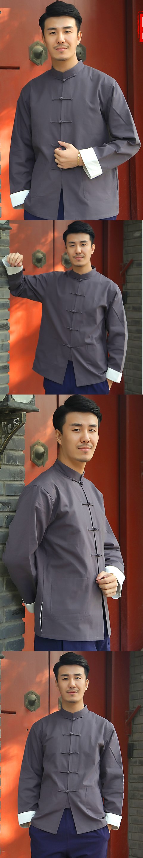 Mandarin Plain Cotton Linen Jacket (RM)